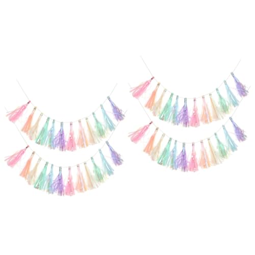 Alipis 4 Stück Teiliges Tassel Girlande aus Papier Bunte Quasten Deko Leichte Partydekoration für Weihnachten Babyparty Geburtstag Einfach Hängbar für Wand Tür Fenster Festliche Alipis 4 Stück Teiliges Tassel Girlande aus Papier Bunte Quasten Deko Leichte Partydekoration für Weihnachten Babyparty Geburtstag Einfach Hängbar für Wand Tür Fenster Festliche von Alipis