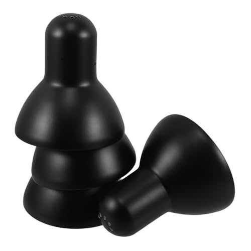 Alipis 4 Stück Teiliges Tischlampenschirme aus Robustem Schwarzem Metall Kleine Schreibtischlampen-abdeckungen Einfache Montage Langlebig für Arbeits Nachttischleuchten von Alipis