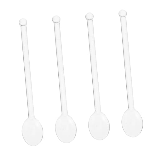 Alipis 4 Stück Teiliges Transparente Glasrührlöffel Vielseitige Servierlöffel für Tee Kaffee und Desserts Stilvolle Platzsparende Cocktail Eisschaufel für Zuhause Bar Party Alipis 4 Stück Teiliges Transparente Glasrührlöffel Vielseitige Servierlöffel für Tee Kaffee und Desserts Stilvolle Platzsparende Cocktail Eisschaufel für Zuhause Bar Party von Alipis