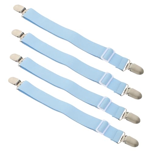 Alipis 4 Stück Teiliges Verstellbare Bettlakenspanner Elastische Spannbettlakenhalter für Ecken Flexible Bettlakenclips zur Sicheren Fixierung von Spannbettlaken und Matratzenauflagen Alipis 4 Stück Teiliges Verstellbare Bettlakenspanner Elastische Spannbettlakenhalter für Ecken Flexible Bettlakenclips zur Sicheren Fixierung von Spannbettlaken und Matratzenauflagen von Alipis