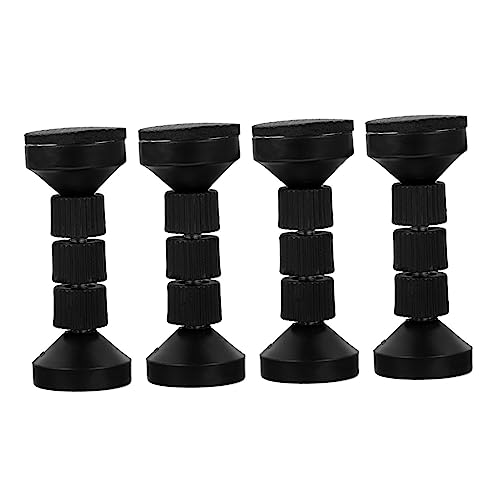 Alipis 4 Stück Verstellbare Bettrahmen Stabilisatoren Set Gewindebett Stopper aus Robustem Material Rutsch Kopfteil Stopper für Wand und Rahmenbefestigung Geräuschdämpfend Einstellbar von Alipis