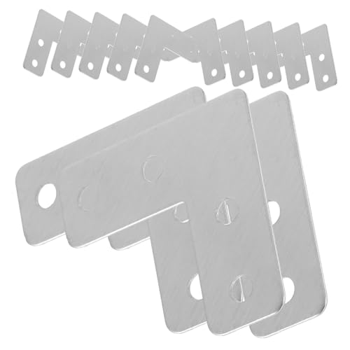 Alipis 40 Stück Teiliges Edelstahl Möbel Eckverbinder mit Hoher Tragkraft Langlebig und Rostfrei Einsetzbar für Schränke Fenster Tische und Holzverbindungen von Alipis