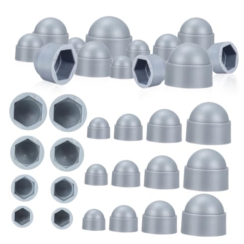 Alipis 40 Stück Teiliges Kunststoff Sechskantmuttern Abdeckkappen Vielseitige Schutzkappen für Schrauben und Muttern Wiederverwendbar Geeignet für Auto Bau Möbel und Elektronik Alipis 40 Stück Teiliges Kunststoff Sechskantmuttern Abdeckkappen Vielseitige Schutzkappen für Schrauben und Muttern Wiederverwendbar Geeignet für Auto Bau Möbel und Elektronik von Alipis