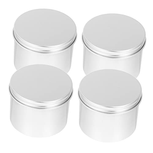Alipis 4er Set Aufbewahrungsdosen 120ml DIY Kerzenbehälter Leere Runde Aluminiumdosen Für Zuhause Praktische Teedosen Verschließbar Für Kerzen Und Mehr Alipis 4er Set Aufbewahrungsdosen 120ml DIY Kerzenbehälter Leere Runde Aluminiumdosen Für Zuhause Praktische Teedosen Verschließbar Für Kerzen Und Mehr von Alipis