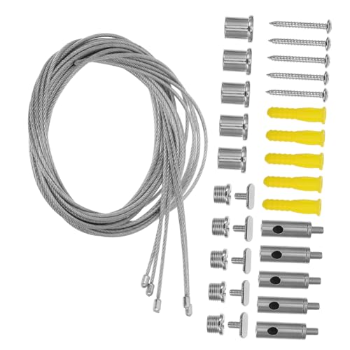 Alipis 5 Sätze Deckenlampen Hängeset Metallseil Pendelleuchten Aufhängung Kit Sicher Stabil Einfach Installation Für Deckenbeleuchtung Wohnzimmer Küche von Alipis