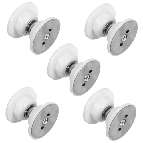 Alipis 5 Sätze Magnetische Türstopper aus Weichem Gummi mit Doppelseitigem Kleber Geräuschloser Türpuffer Hohe Haftung Selbstklebend ohne Bohren für Zuhause Büro Wohnwagen und Camper von Alipis