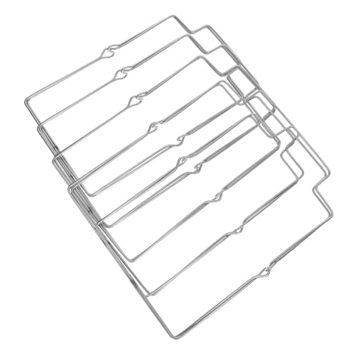 Alipis 5 Stück Edelstahl Müllbeutelhalter Faltbar Müllsackständer Multifunktional Küchen Bad organizer mit Tuchhalter Platzsparend Robust für Haushalt und Camping Geeignet von Alipis