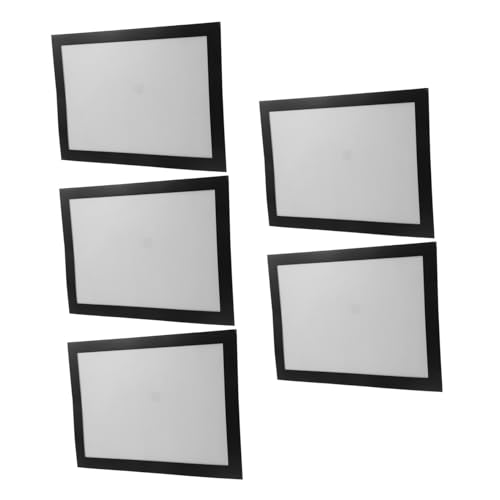 Alipis 5 Stück Magnetische Bilderrahmen Abnehmbare Dokumentenhalter für Kühlschrank Fenster Tür Vielseitige Stilvolle Präsentation für Fotos Poster Notizen von Alipis