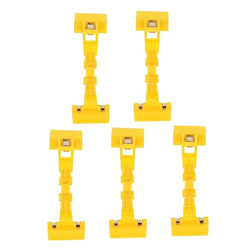 Alipis 5 Stück Multifunktionale Doppelseitige Künstlerklemme Kunststoff Bildklammern Drehbar für Skizzen Zeichnungen und Maltafeln Vielseitiger Halter von Alipis