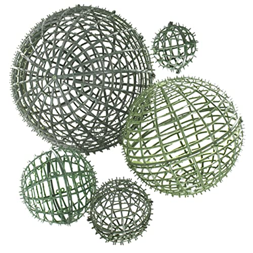 Alipis 5 Stück Teiliges Grasball Formschablonen Kunststoff Topiary Kugel Gestell Vielseitig für Hochzeitsdeko Garten und Blumenarrangements Stabile und Glatte Oberfläche Einfache Montage von Alipis