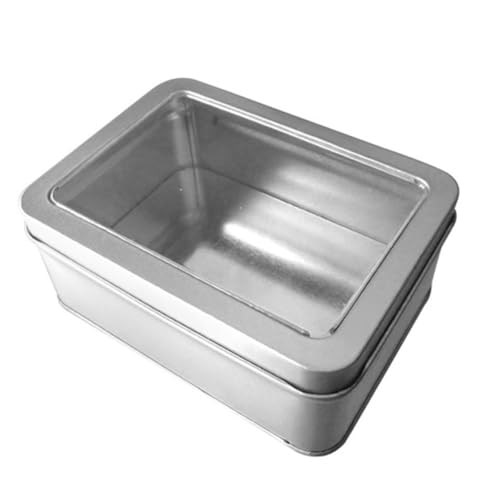 Alipis 5 Stück Teiliges Klare Matte Dosen zur Aufbewahrung von Gewürzen Süßigkeiten und Tee Silberne Geschenkbox Robuste Metallbox mit Durchsichtigem Fenster Alipis 5 Stück Teiliges Klare Matte Dosen zur Aufbewahrung von Gewürzen Süßigkeiten und Tee Silberne Geschenkbox Robuste Metallbox mit Durchsichtigem Fenster von Alipis