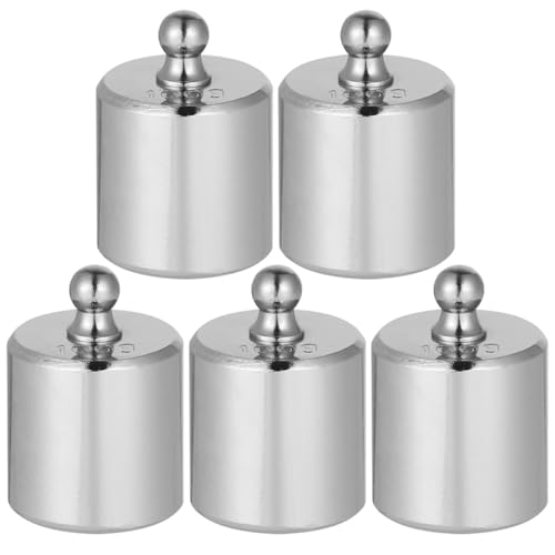 Alipis 5 Stück Teiliges Präzisionsgewichte mit Verchromter Oberfläche Rostfrei Hohe Genauigkeit für Digitale Waagen Labor Schule Küche Alipis 5 Stück Teiliges Präzisionsgewichte mit Verchromter Oberfläche Rostfrei Hohe Genauigkeit für Digitale Waagen Labor Schule Küche von Alipis