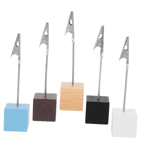 Alipis 5 Stück Teiliges Vintage Holz Kartenhalter Stabiler Fotohalter für Tischkarten Menüs und Notizen für Hochzeiten und Dekoration Blau Braun und Natur Alipis 5 Stück Teiliges Vintage Holz Kartenhalter Stabiler Fotohalter für Tischkarten Menüs und Notizen für Hochzeiten und Dekoration Blau Braun und Natur von Alipis