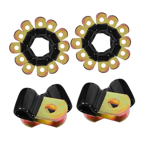Alipis 50 Stück Edelstahl Kabelclips mit Gummipuffer Langlebige Kabelhalter für Wandmontage Vielseitige Drahtklemmen für Kabelmanagement in Auto Boot und Industrie Stabile von Alipis