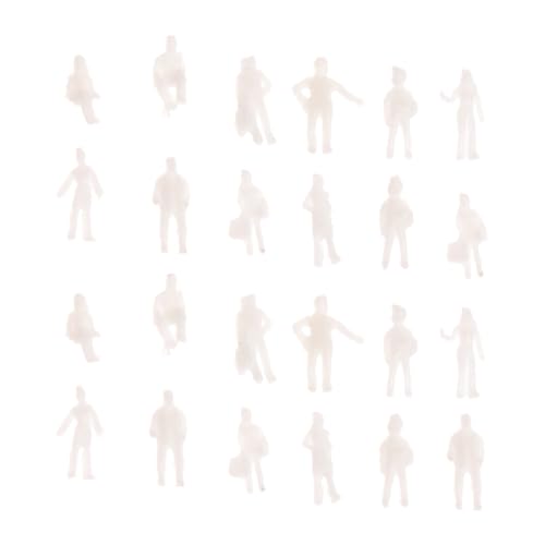 Alipis 50 Stück Maßstab Realistische Modellbau Figuren für DIY Sandbox Dekoration Architektur Landschaft Zubehör Alipis 50 Stück Maßstab Realistische Modellbau Figuren für DIY Sandbox Dekoration Architektur Landschaft Zubehör von Alipis