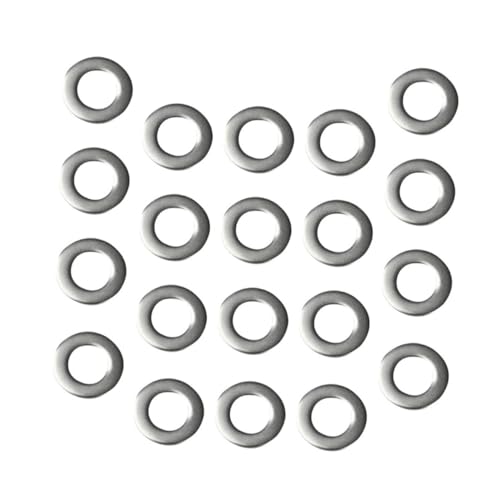 Alipis 50 Stück Teiliges Edelstahl Metalldichtung Rundscheiben Langlebige Schraubenzubehör abstandshalter für DIY Schmuckherstellung Rostfrei Vielseitig Einsetzbar Alipis 50 Stück Teiliges Edelstahl Metalldichtung Rundscheiben Langlebige Schraubenzubehör abstandshalter für DIY Schmuckherstellung Rostfrei Vielseitig Einsetzbar von Alipis