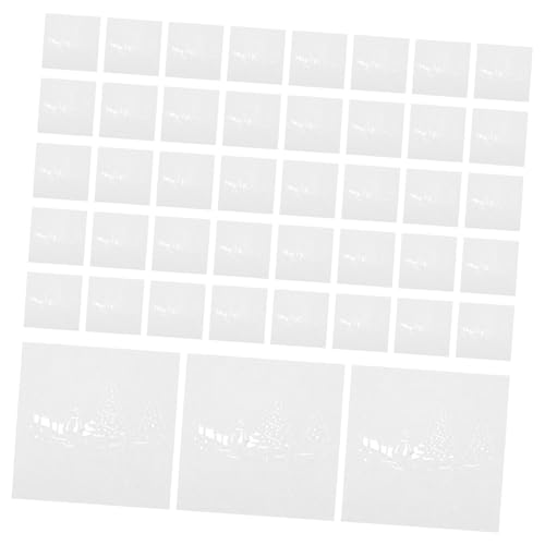 Alipis 50 Stück Weiße Schneemann Platzkarten mit filigranem Ausschnitt beschreibbar Festliche Tischdekoration für festliche Dinner und winterliche Veranstaltungen von Alipis