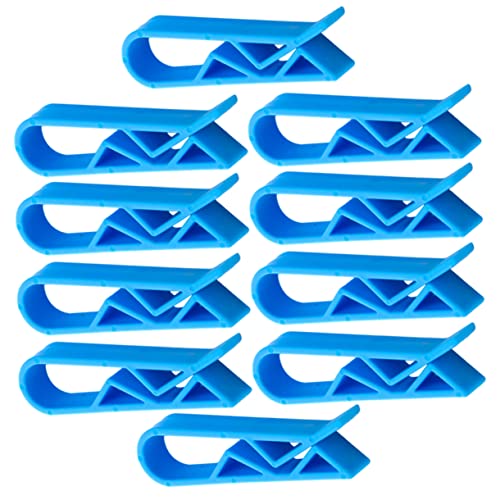 Alipis 50stücke Mülltonnen-clips Aus Kunststoff Zum Befestigen Von Müllsäcken Glatte Kanten Langlebig Und Leicht von Alipis