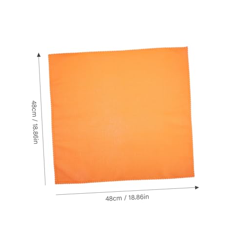 Alipis 6 Stück Baumwollservietten Orange Wiederverwendbare Stoffservietten mit Hoher Wasseraufnahme für Party Hochzeit Festliches Dinner und Restaurantgebrauch von Alipis