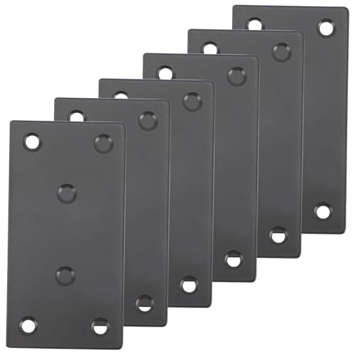 Alipis 6 Stück Schwarze Flache Edelstahl eckverbinder mit Löchern Robuste Metallwinkel für Holz Möbelhalterung für Fenster Ablagen Tische und DIY projekte Alipis 6 Stück Schwarze Flache Edelstahl eckverbinder mit Löchern Robuste Metallwinkel für Holz Möbelhalterung für Fenster Ablagen Tische und DIY projekte von Alipis