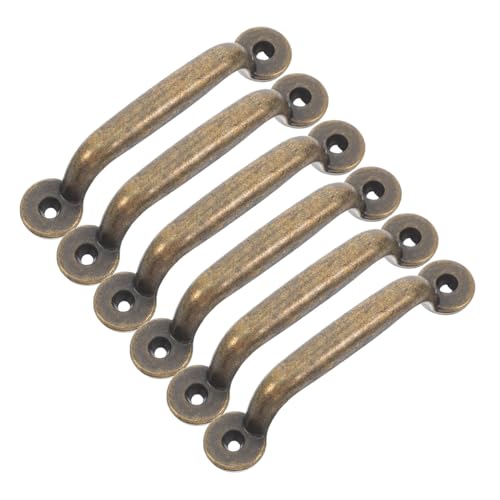 Alipis 6 Stück Teiliges Antike Möbelgriffe aus Bronze Minimalistische Vintage Schubladengriffe aus Metall Robuste Küchen und Schlafzimmer Türgriffe für Schränke und Kommoden von Alipis