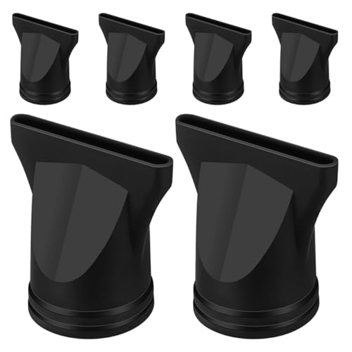 Alipis 6 Stück Teiliges Haartrockner Aufsatz aus Schwarzem Kunststoff Diffusor und Konzentrator für Styling Haarschonend Leicht und Reisefreundlich Passend für Haartrockner von Alipis