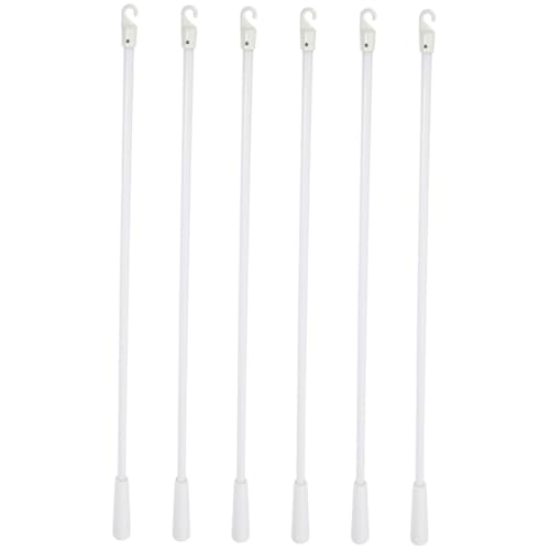 Alipis 6 Stück Teiliges Jalousie Drehstäbe aus Fiberglas Weiß mit Haken Ersatzstangen für Lamellensteuerung Einfach zu Montieren Passend für Fensterjalousien Alipis 6 Stück Teiliges Jalousie Drehstäbe aus Fiberglas Weiß mit Haken Ersatzstangen für Lamellensteuerung Einfach zu Montieren Passend für Fensterjalousien von Alipis