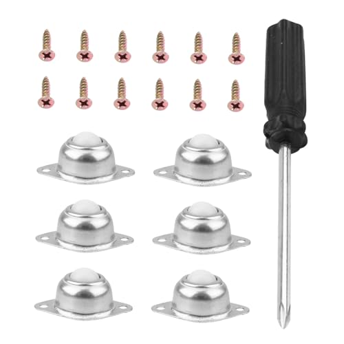 Alipis 6 Stück Teiliges Nylon Kugelrollen Möbel Lenkrollen Drehbar Leise Robust für Stuhl Ersatz und Transportmöbel Zubehör Alipis 6 Stück Teiliges Nylon Kugelrollen Möbel Lenkrollen Drehbar Leise Robust für Stuhl Ersatz und Transportmöbel Zubehör von Alipis