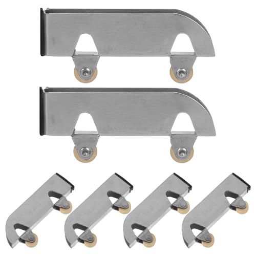 Alipis 6-teiliges Rollenset für Glasschiebetüren: Rollenset für Glastüren für Schiebetürenschränke, Kleiderschränke – Ersatz für Schienenbeschläge Alipis 6-teiliges Rollenset für Glasschiebetüren: Rollenset für Glastüren für Schiebetürenschränke, Kleiderschränke – Ersatz für Schienenbeschläge von Alipis