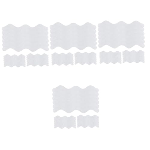 Alipis 72 STK S-förmige rutschfeste Aufkleber Badezimmer Aufkleber geschmücktes Zubehör Kitchen mat küchenunterlage Badewanne Dusche Versorgung Selbstklebende Bodenaufkleber Haushalt pvea von Alipis