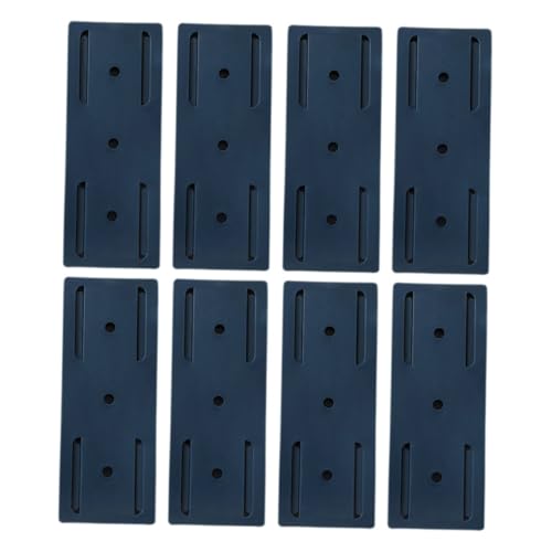 Alipis 8 Stück Selbstklebender Teilig Power Strip Halter Wandhalterung ohne Bohren Vielseitiger Steckdosen Organizer für Schreibtisch und Wand Moderner Kabelhalter für Steckdosenleisten von Alipis