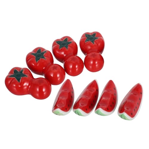 Alipis 8 Stück Teiliges Keramik Essstäbchenhalter mit Lustigen Tomaten und Wassermelonen Motiven Vielseitig Einsetzbar für Familie Restaurant Leicht zu Reinigen und Dekorativ für Esstisch Alipis 8 Stück Teiliges Keramik Essstäbchenhalter mit Lustigen Tomaten und Wassermelonen Motiven Vielseitig Einsetzbar für Familie Restaurant Leicht zu Reinigen und Dekorativ für Esstisch von Alipis