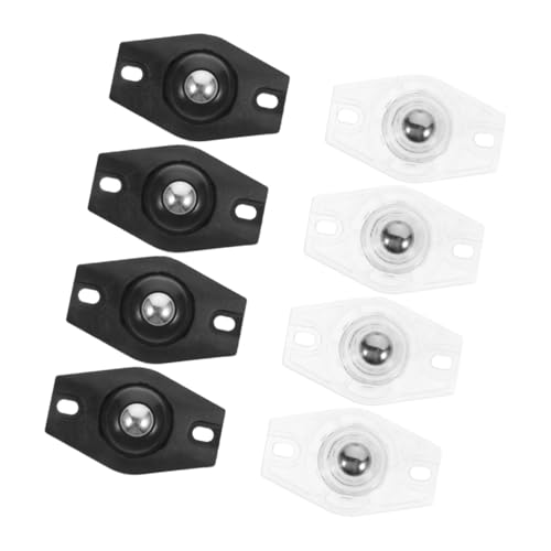 Alipis 8 Stück Teiliges Mini Caster Wheels Selbstklebend Mini Lenkrollen für Aufbewahrungsboxen und Mülleimer Leise Drehbar Robuste Materialqualität Einfache Montage und Vielseitig von Alipis