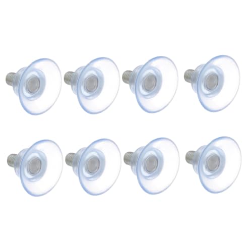 Alipis 8 Stück Teiliges PVC Transparent Stark Haftend Wiederverwendbar Möbel Saugnäpfe für Glasplatten Fenster Bad Küche Alipis 8 Stück Teiliges PVC Transparent Stark Haftend Wiederverwendbar Möbel Saugnäpfe für Glasplatten Fenster Bad Küche von Alipis