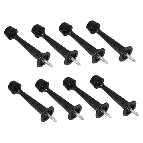Alipis 8 Stück Zinklegierter Türstopper Teilig für Wandmontage Moderner und Eleganter Türpuffer zur Wand und Türschutz Einfache Installation Robustes Design von Alipis