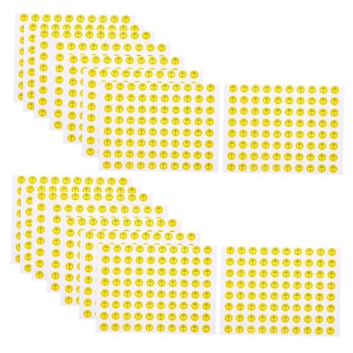 Alipis 800 Stück Erdungssymbol Aufkleber Selbstklebend Schutzleiter Warnetiketten Für Elektriker Industrie Anwendungen Dauerhaft UV schutz Boden Kennzeichnung von Alipis