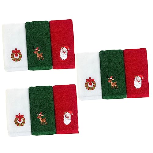 Alipis 9 STK Weihnachtshandtuch Handtücher Badehandtuch Weihnachtliches Gesichtswaschtuch Waschhandtuch Baumwollhandtuch Weihnachtstuch Aus Baumwolle Erdfarben Gesichtstuch Aus Baumwolle Alipis 9 STK Weihnachtshandtuch Handtücher Badehandtuch Weihnachtliches Gesichtswaschtuch Waschhandtuch Baumwollhandtuch Weihnachtstuch Aus Baumwolle Erdfarben Gesichtstuch Aus Baumwolle von Alipis