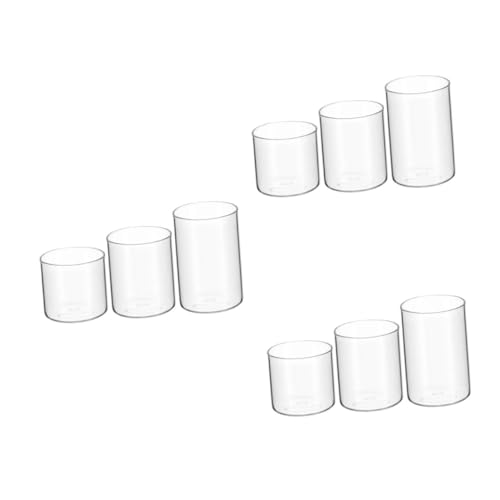 Alipis 9 Stck Teiliges Kerzenglas aus Transparentem Leere Aromatherapie Teelichthalter Robuste Kerzengläser für DIY Duftkerzen Glatte Oberfläche für Hochzeit und Romantische Dekoration Alipis 9 Stck Teiliges Kerzenglas aus Transparentem Leere Aromatherapie Teelichthalter Robuste Kerzengläser für DIY Duftkerzen Glatte Oberfläche für Hochzeit und Romantische Dekoration von Alipis