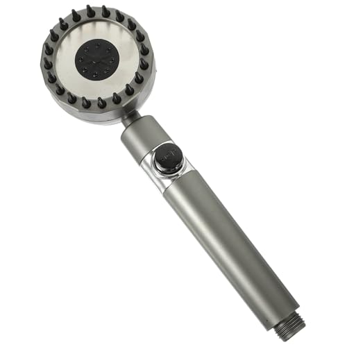 Alipis Abs Duschkopf Hochdruck Duschbrause mit Massagefunktion Abnehmbar Modernes Design Wassersparend Kompatibel für Badezimmer und Familiengebrauch von Alipis