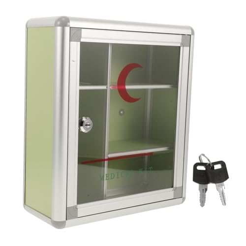 Alipis Abschließbarer Medizinschrank – Wandmontierte Medikamentenbox Mit Aufbewahrungsorganisator Sichere Medikamentenverwaltung Alipis Abschließbarer Medizinschrank – Wandmontierte Medikamentenbox Mit Aufbewahrungsorganisator Sichere Medikamentenverwaltung von Alipis