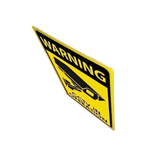 Alipis Acryl Warnschild Cctv in Betrieb Selbstklebendes Videoüberwachungsschild für in Öffentlichen Bereichen für Geschäfte Restaurants und Parks von Alipis