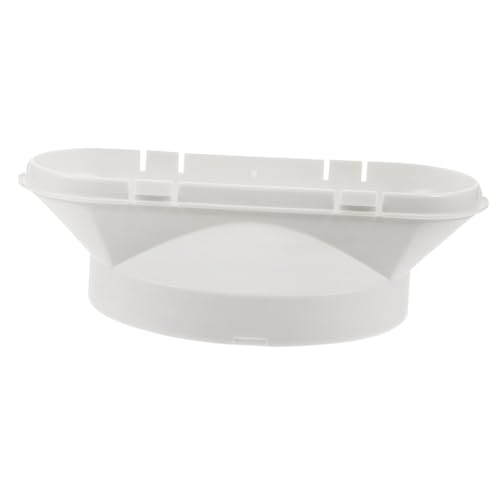 Alipis Air Conditioner Exhaust Adapter Flachmund Anschlussstück Weiß Universeller Luftkanalverbinder für Mobile Klimageräte Robuster Einfach Montierbarer Abluftschlauch Verbinder von Alipis