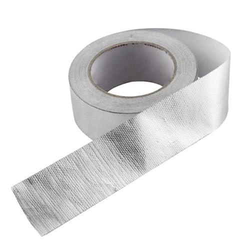 Alipis Aluminium Hitzeschutzband Hochtemperaturbeständig für Auto Motorrad Auspuff und Industrie Rohrisolierung Langlebig Abriebfest Ölresistent Alipis Aluminium Hitzeschutzband Hochtemperaturbeständig für Auto Motorrad Auspuff und Industrie Rohrisolierung Langlebig Abriebfest Ölresistent von Alipis