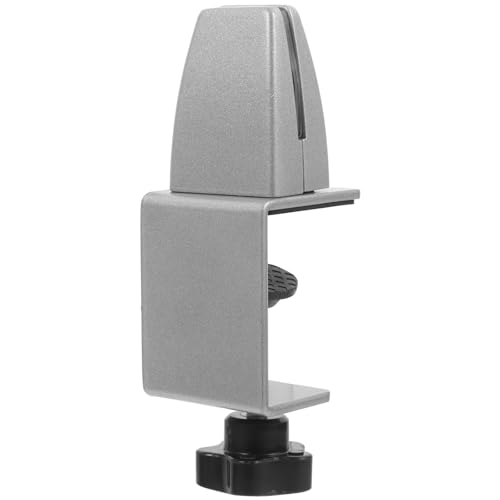Alipis Aluminium Schreibtisch Trennwand Klemme Verstellbarer Glas Acrylscheiben Halter Dicke Stabile Basis Einfache Montage Praktische Büro Raumteiler Befestigungsklammer Silberfarben von Alipis