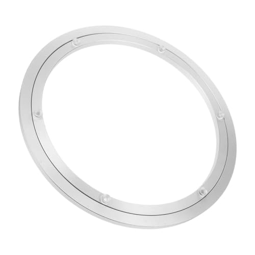 Alipis Aluminiumlegierung Runder Drehteller Drehbeschlag Schwerlast drehbar für Esstisch Glas Holz Marmor Robust Langlebig von Alipis