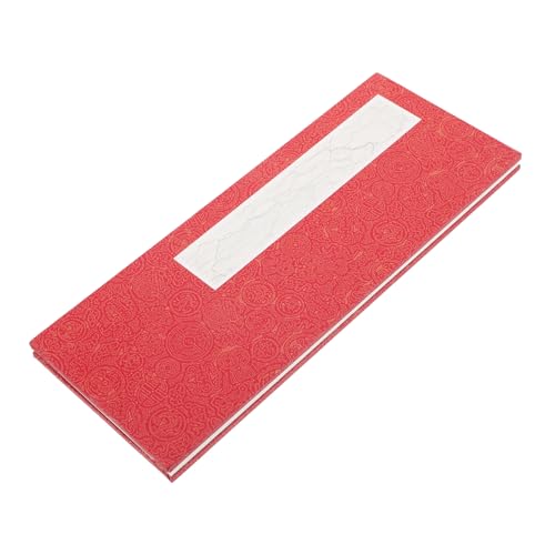 Alipis Antikes Faltbares Kalligraphie papierbuch aus Xuan papier Stabiles Dichtes Material Leeres Schreib Malbuch Tragbar für Kalligraphiekunst und Retro design Rote Vintage edition Alipis Antikes Faltbares Kalligraphie papierbuch aus Xuan papier Stabiles Dichtes Material Leeres Schreib Malbuch Tragbar für Kalligraphiekunst und Retro design Rote Vintage edition von Alipis