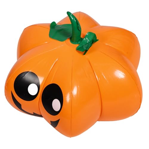 Alipis Aufblasbarer Halloween Kürbis Große Deko für Innen Außen Robustes Wiederverwendbares Party Bar-Accessoire zum Aufhängen an Wänden und Bäumen Gruselige Szenen-Dekoration von Alipis