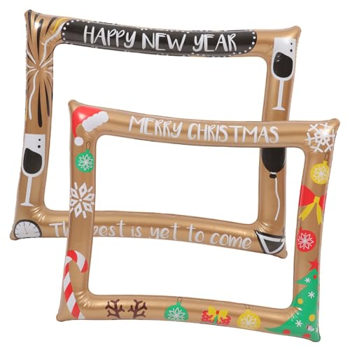 Alipis Aufblasbarer PVC Fotorahmen Neujahr Party Requisiten Handheld Selfie Frame Silvester Feier Zubehör Leichte Reißfeste Dekoration für Festliche Alipis Aufblasbarer PVC Fotorahmen Neujahr Party Requisiten Handheld Selfie Frame Silvester Feier Zubehör Leichte Reißfeste Dekoration für Festliche von Alipis