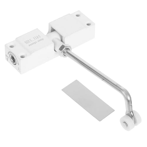 Alipis Automatischer Türschließer Aluminiumlegierung Verstellbare Doppelfeder für Sanftes Schließen Robuste Selbstschließende Türfeder Geeignet für Haus und Gewerbe Langlebige Türmechanik von Alipis