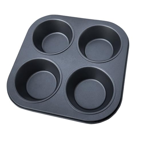 Alipis 4-gitter-muffin-backförmchen Muffin-kuchenformen Antihaft-backblech Für Den Heimgebrauch von Alipis